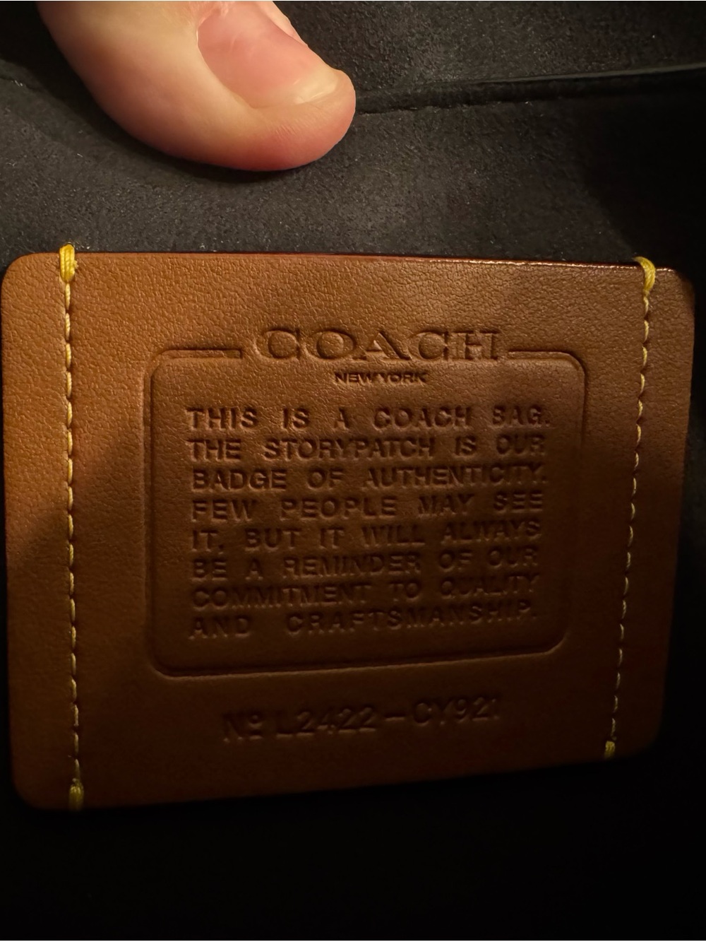 Coach Chain Tabby 35 - Picture 6 of 7